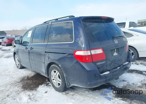 2007 Honda Odyssey Ex-L из США, поврежденный, VIN 5FNRL38657B044418